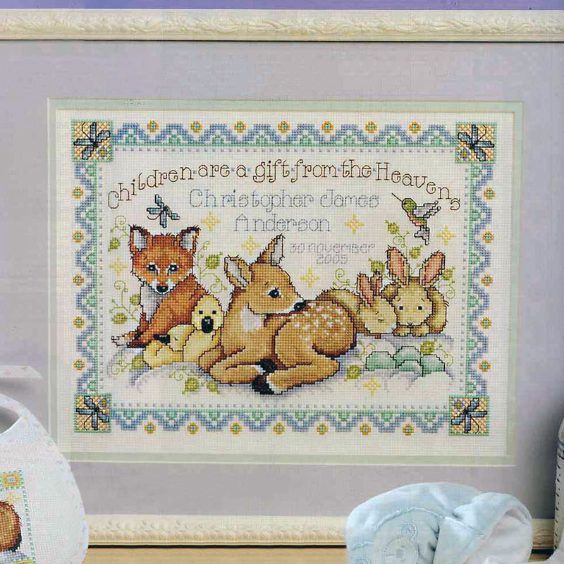 小小鱼dmc绣线十字绣套件 gold36-4上帝的祝福 精准印花diy手工