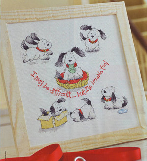 手工刺绣小小鱼ANC十字绣线 Cross208-3欢快精准印花套件