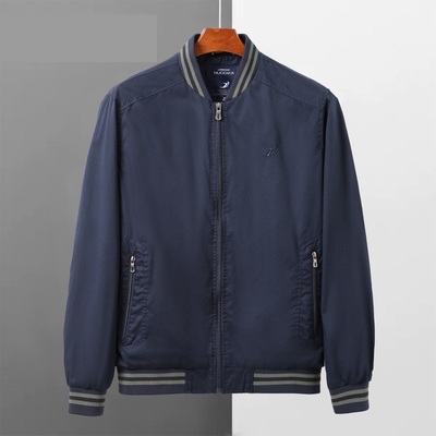 商务休闲加大码纯棉薄款外套