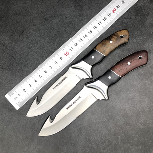美国Winchester户外直刀狩猎刀随身小猎刀高硬度防身锋利救援刀