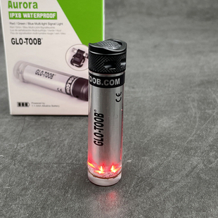 GLO 红蓝绿7模式 EDC警示灯 AAA电池 TOOB歌路途Aurora战术信号灯