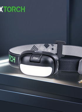 纳丽德iStar创新翻盖头灯强光超亮露营徒步可充电头戴式户外头灯