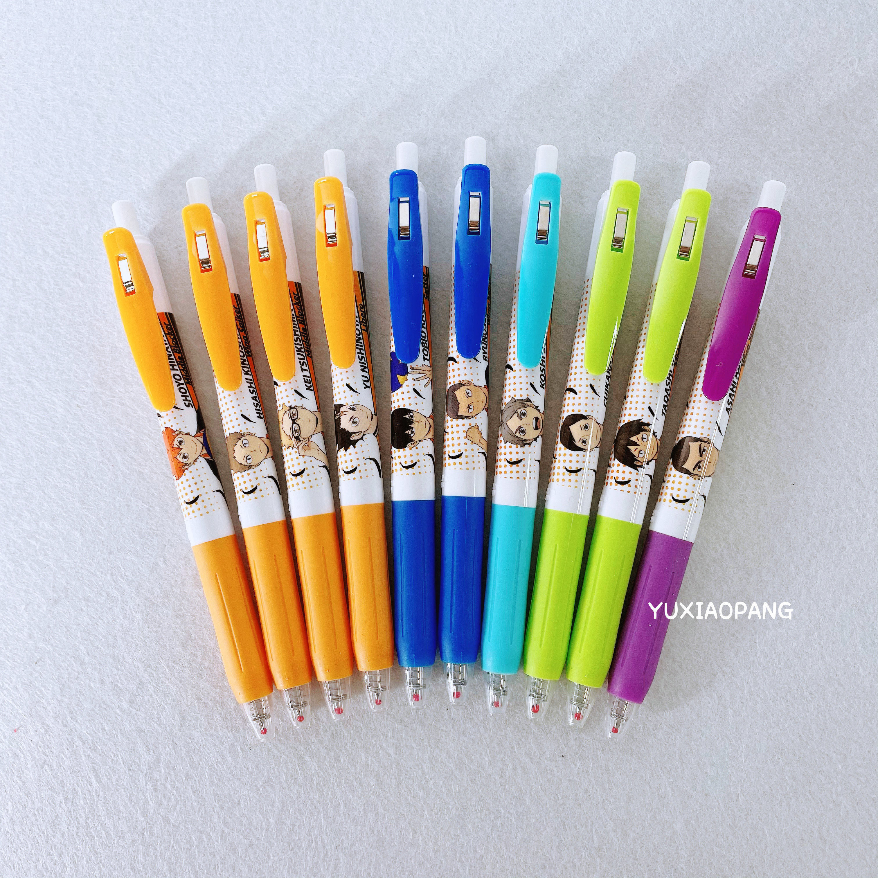 排球少年限定 日本制 hisago限量款斑马sarasa黑色中性笔0.5mm