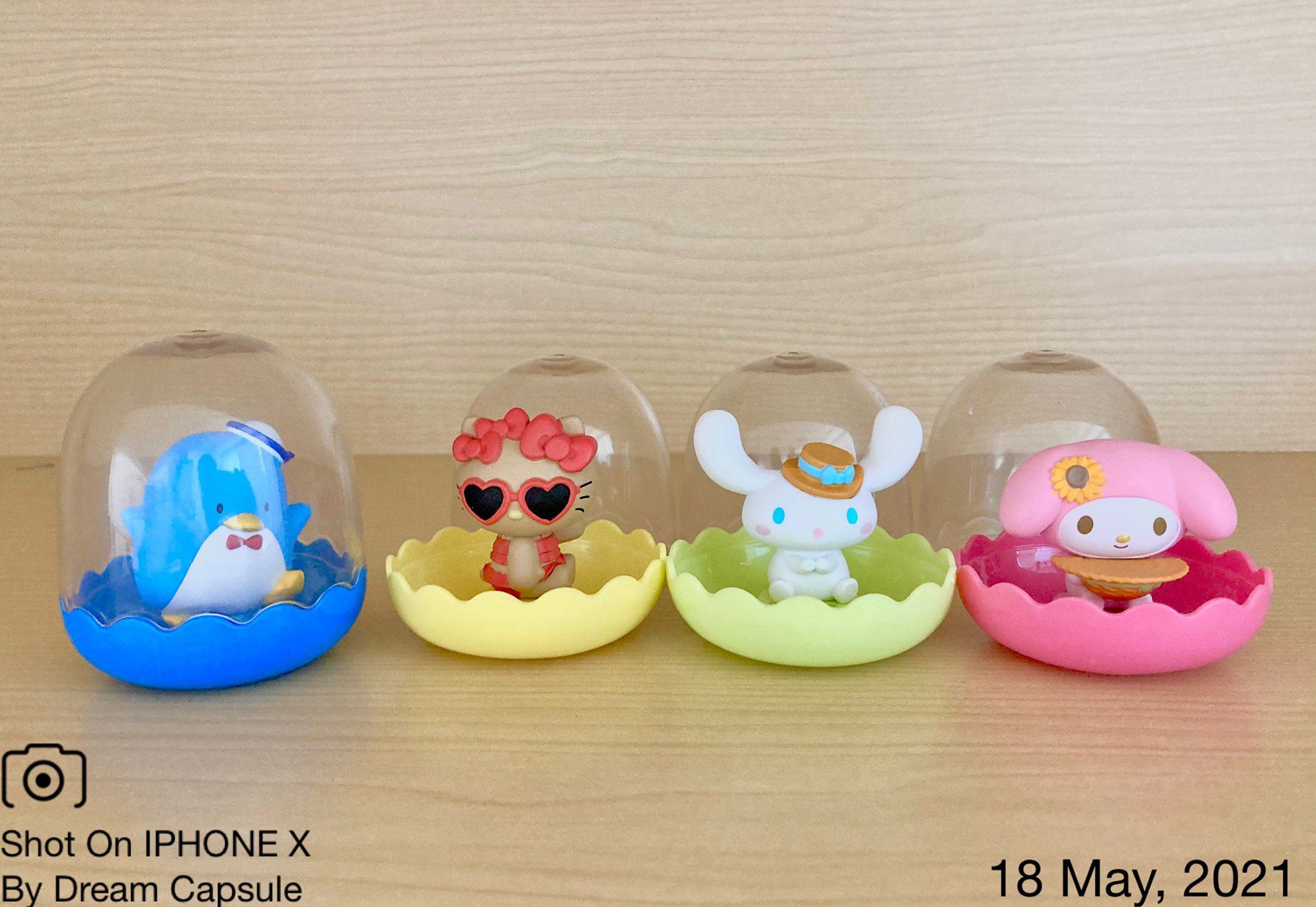 三丽鸥小可爱首饰收纳 日本 万代bandai正版扭蛋sanrio桌面摆件