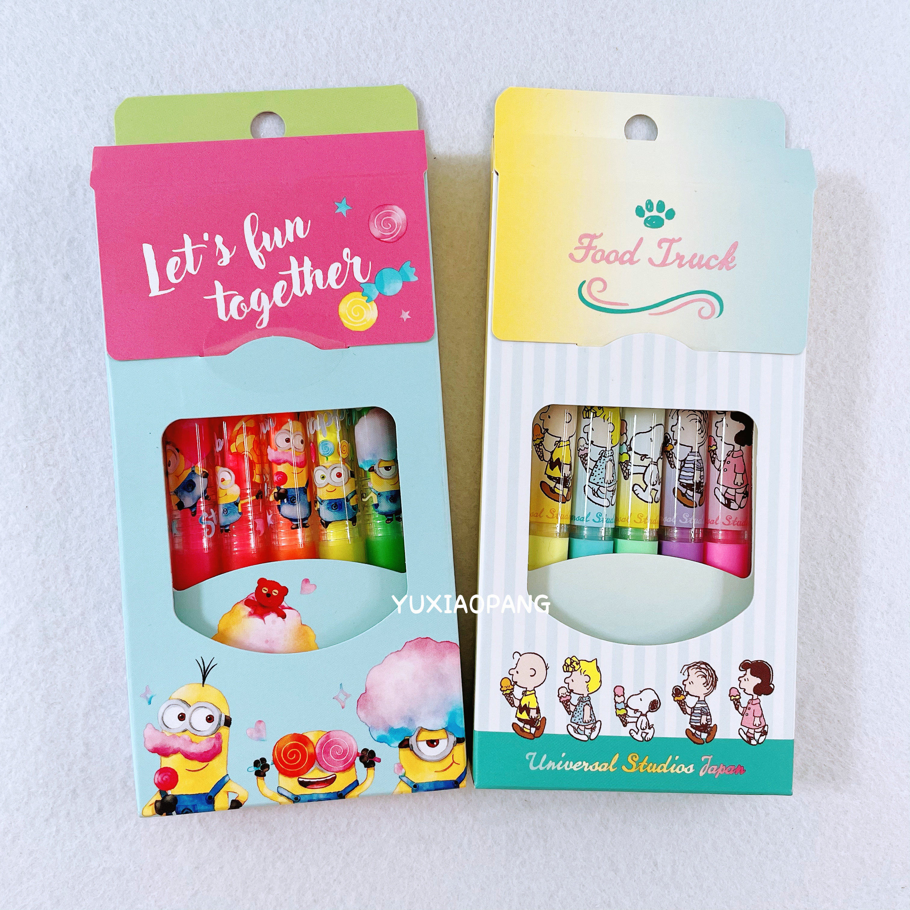 史努比小黄人限定 日本制 环球影城限量款juice果汁笔彩色中性笔