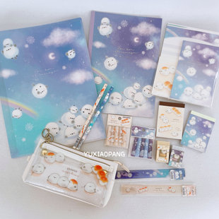 肥啾限定 日本 kamio便签文件夹笔袋橡皮直尺信封信纸笔记本笔帽