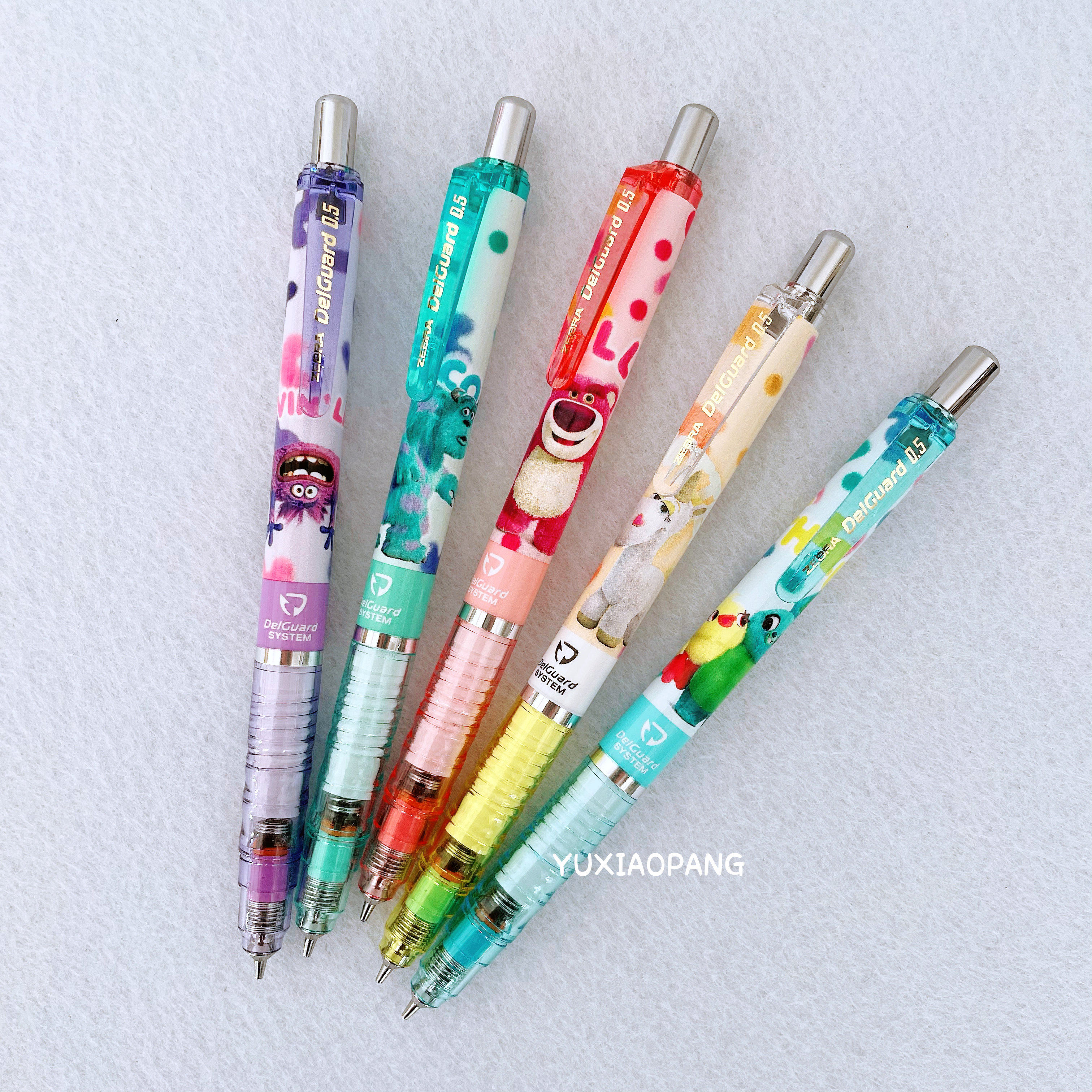 玩具总动员怪兽大学限定 日本 zebra斑马delguard不断芯自动铅笔