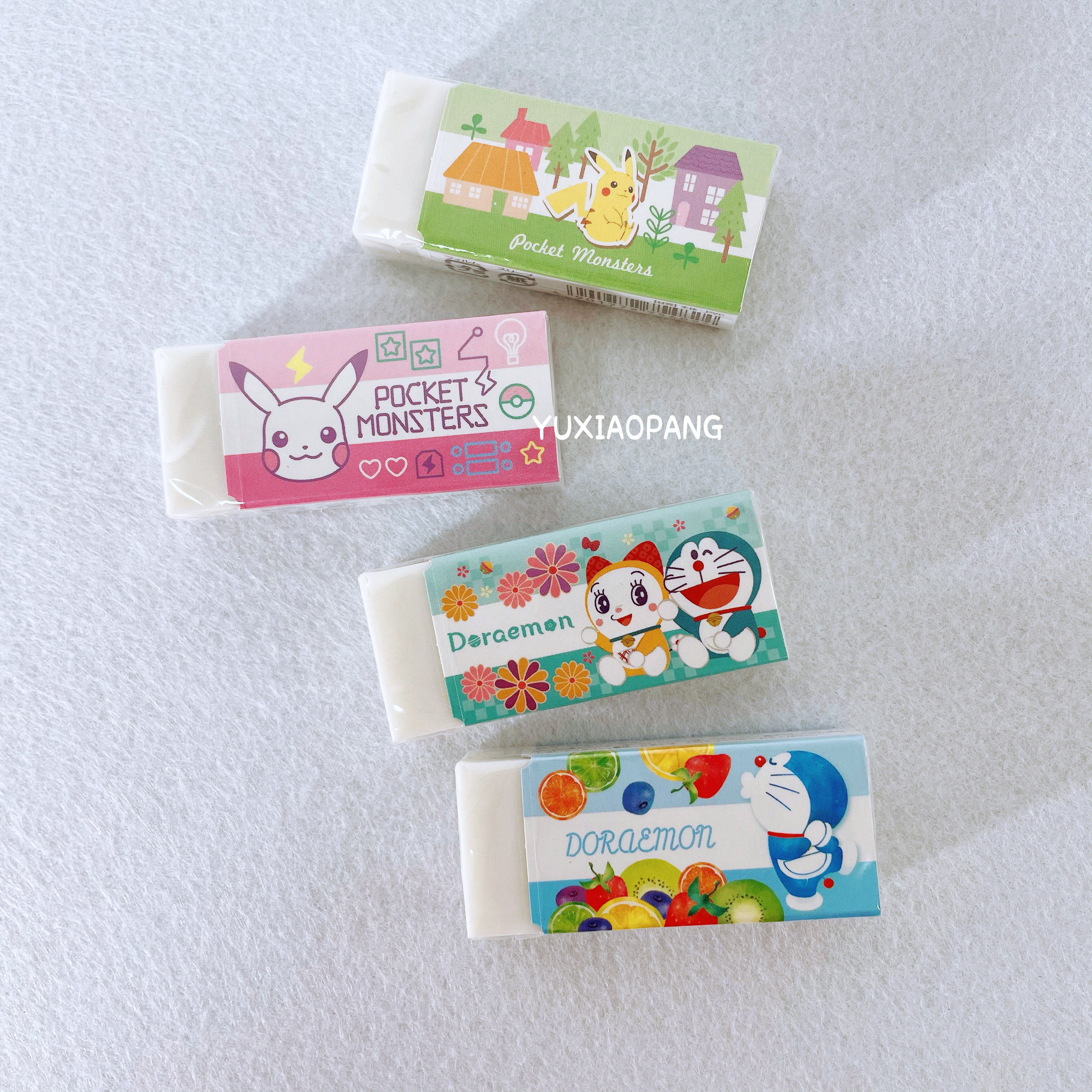 皮卡丘哆啦A梦限定 日本制 SHOWA NOTE蜻蜓合作款mon