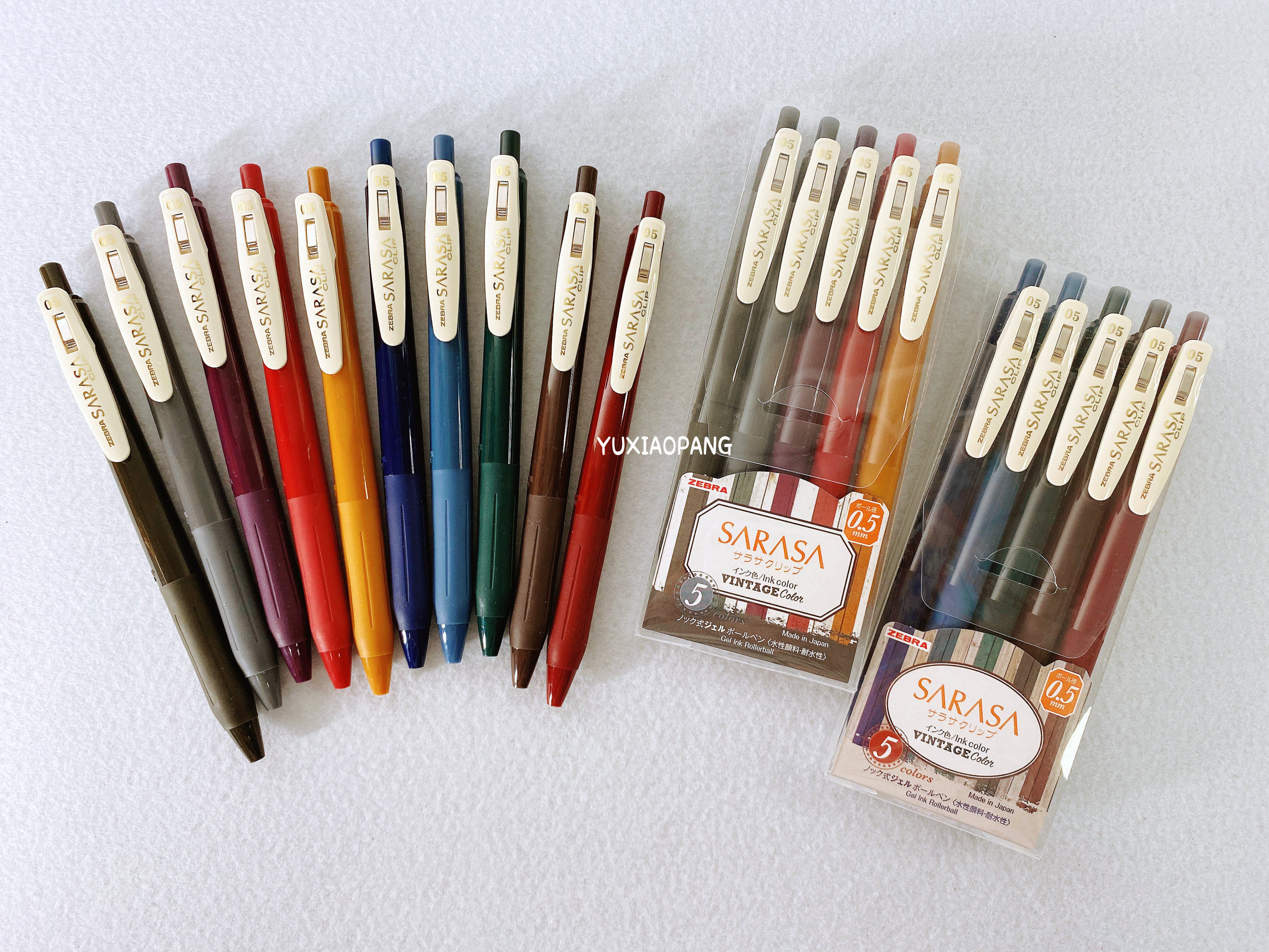 日本zebra斑马jj15复古色sarasa暗色系按动中性笔水笔多色中性笔