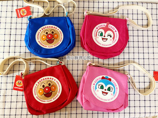 现货清仓日本面包超人儿童宝宝斜挎小背包小书包周笔畅同款日本制