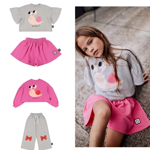 BabyKing LMH女童潮牌卫衣印花棉时尚 潮酷女童卫衣套装 26春夏新款