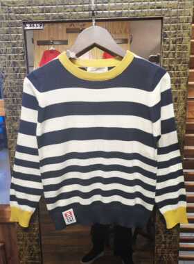 21520童装男童春秋时尚潮流新款中大童洋气线衣儿童针织纯棉