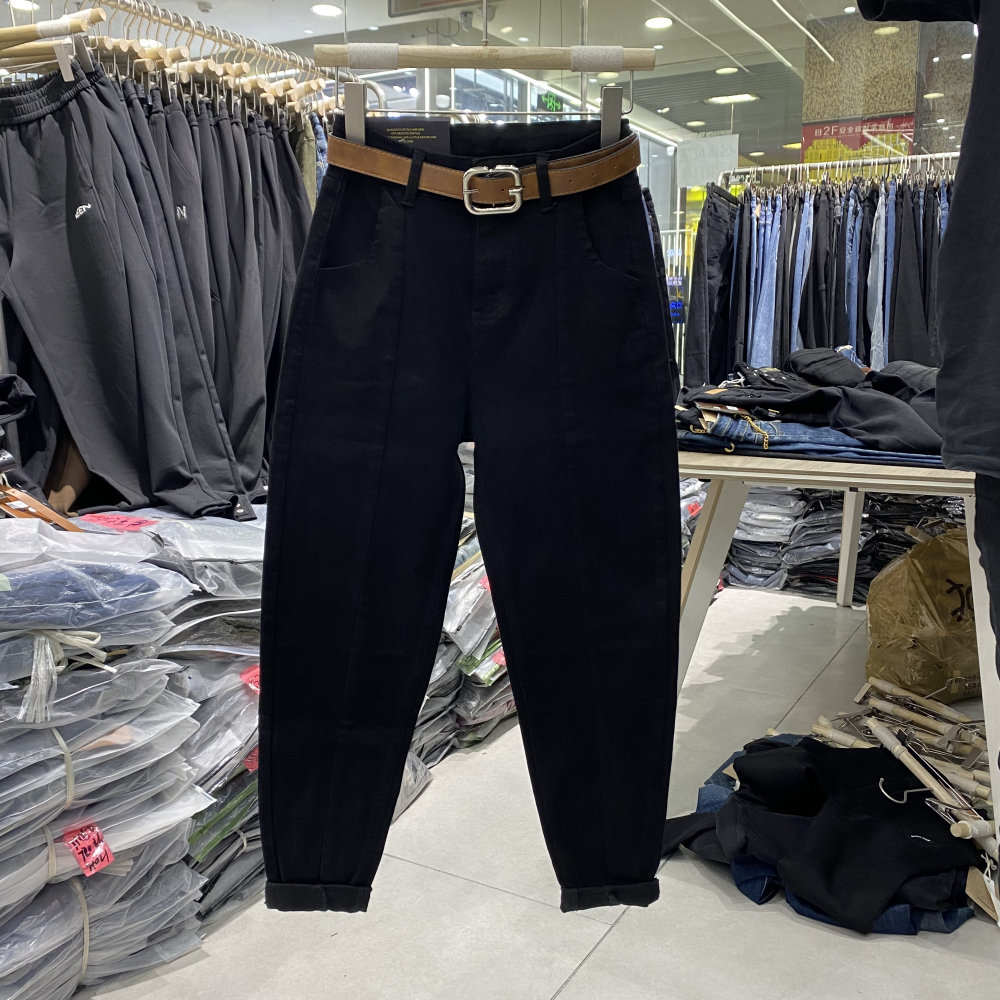 哈伦裤长裤牛仔裤2024小裆垮裤