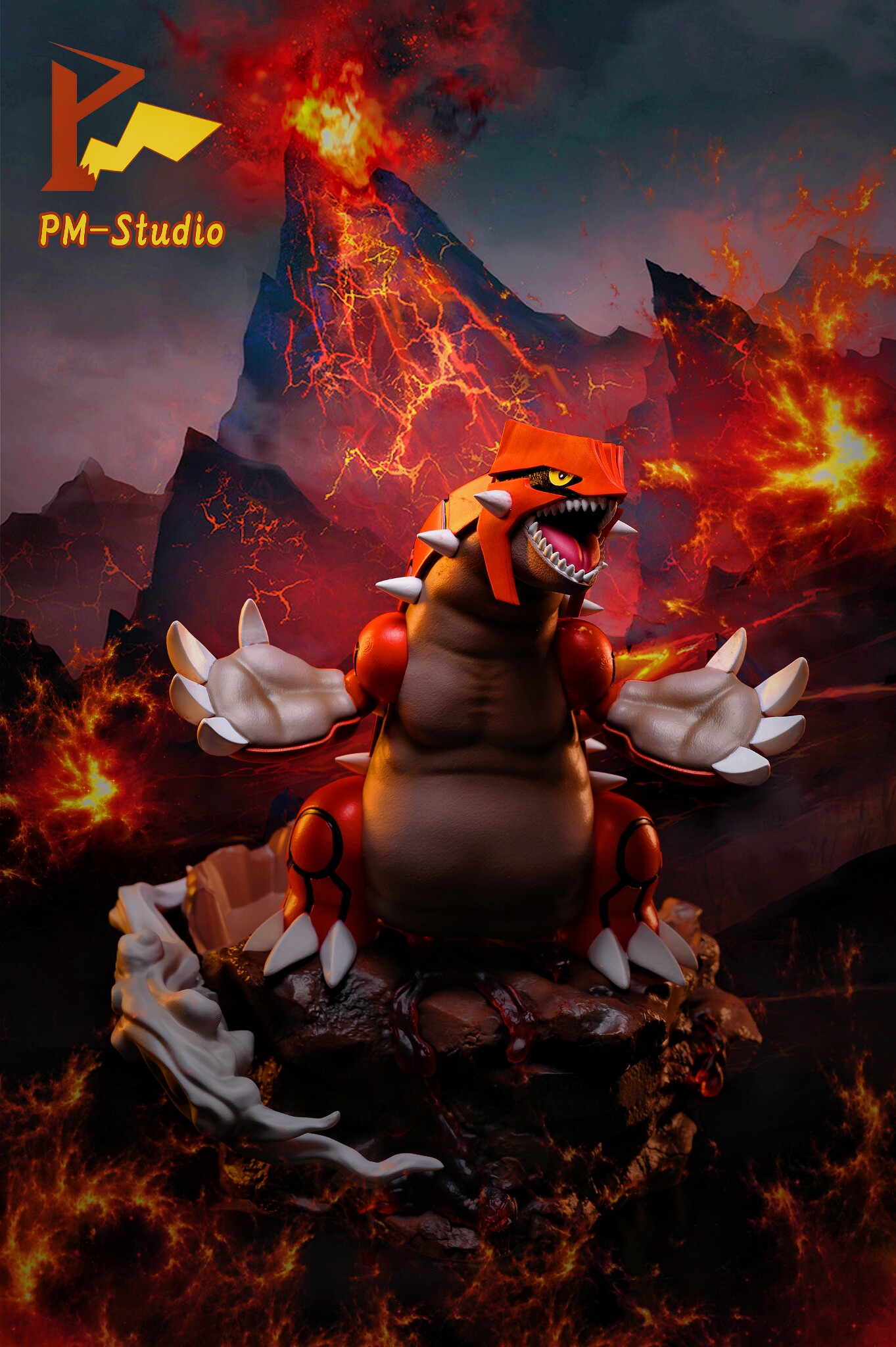 【爱漫君】pm工作室三神兽系列第一弹:古拉顿/固拉多【现货】