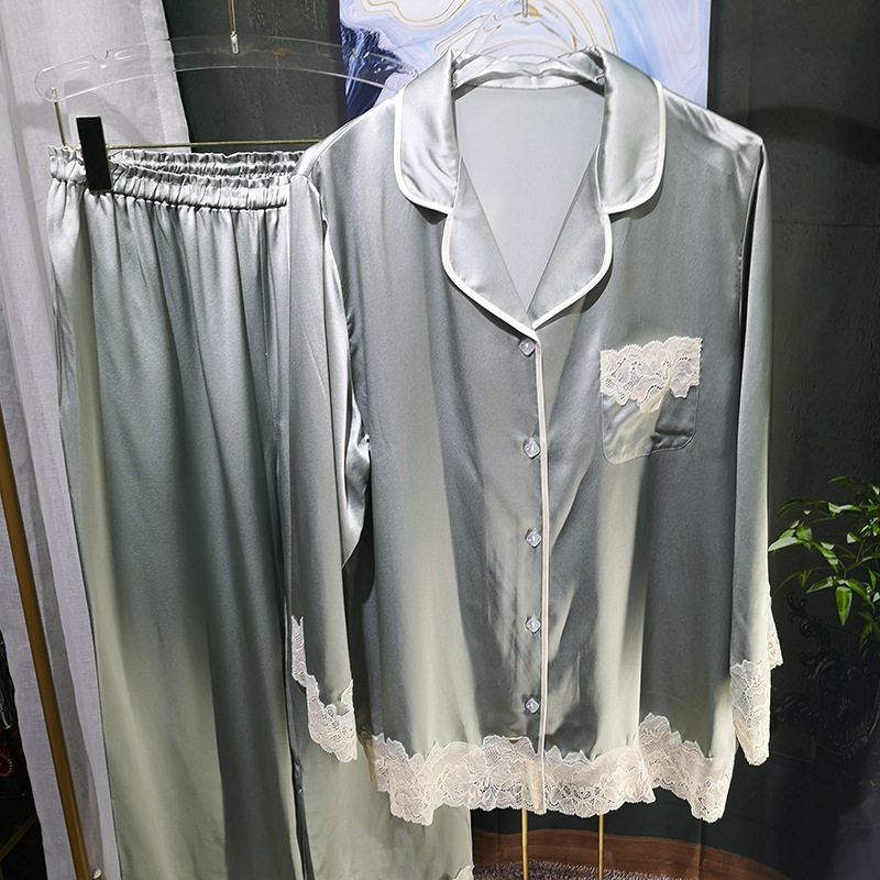 母亲节礼物 19姆米重磅真丝睡衣女套装桑蚕丝睡衣长袖真丝家居服,女士内衣/男士内衣/家居服,睡袍/浴袍,淘宝优惠券,粉丝福利购,淘宝优惠卷