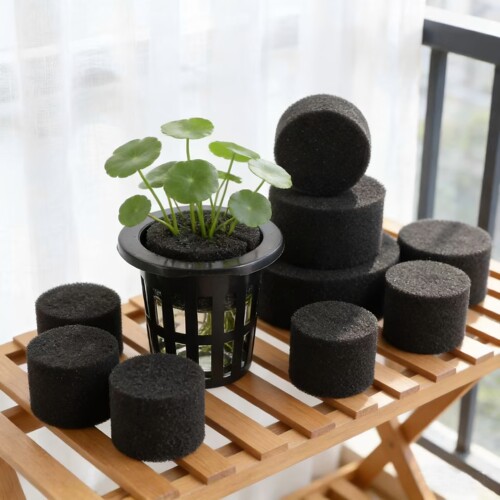 水培定植篮配套海绵固根器黑白色