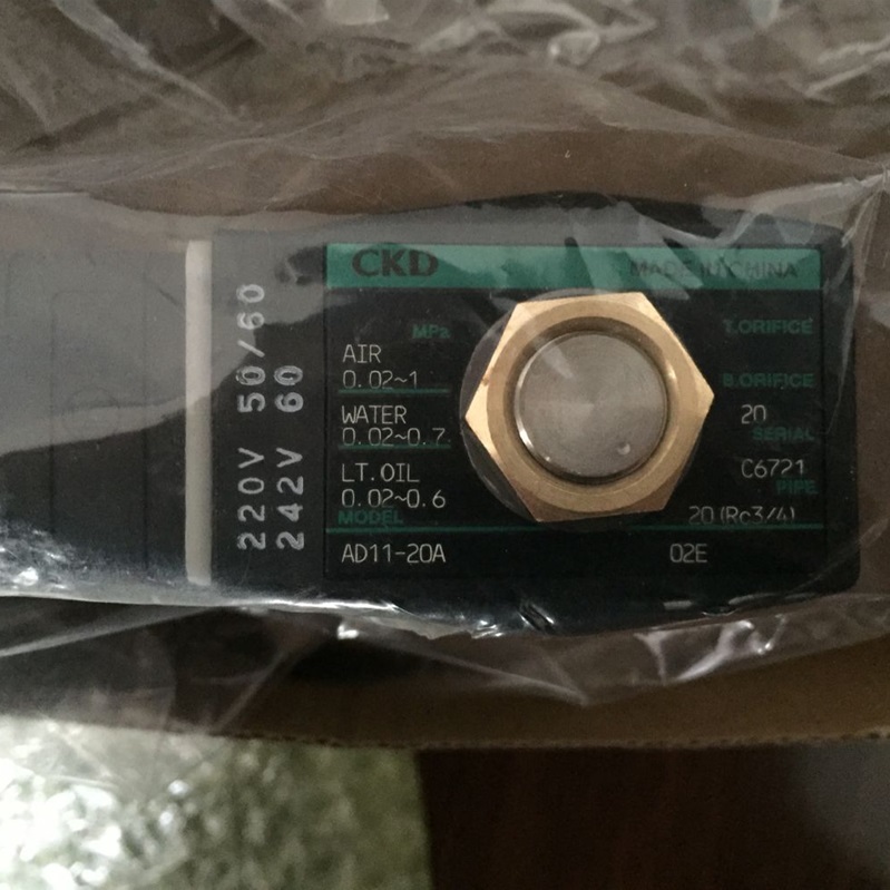 喜开理CKD电磁阀AD11-20A-02E/03N/02G-DC24V/AC220V