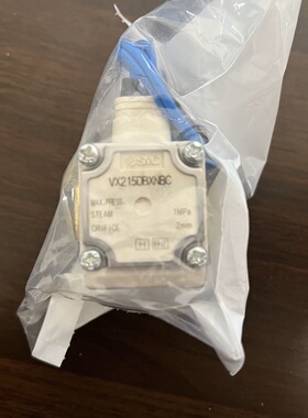 正品SMC电磁阀VX215DBXNBC直动式2通电磁阀蒸气用单体气动阀门