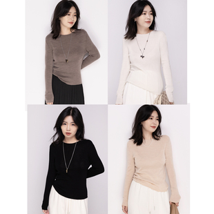 轻薄超细全羊毛无缝毛衣秋冬搭配打底衫 155小个子专属 143