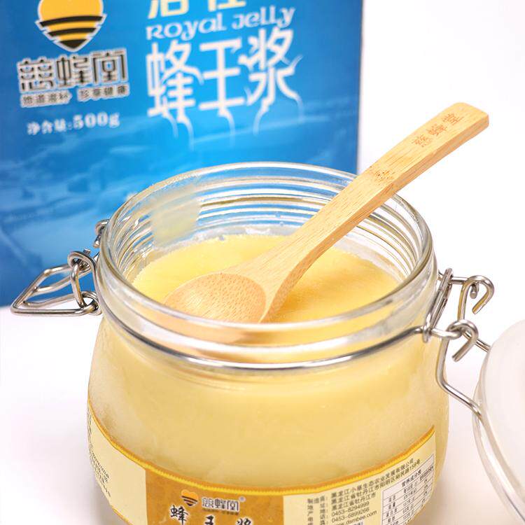 慈蜂堂蜂王浆旗舰店蜂皇浆东北黑蜂新鲜蜂乳官方顺丰500g