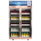 XINGX/星星 Охлаждаемый вместительный и большой стенд для коммерческого использования, стеклянный термометр