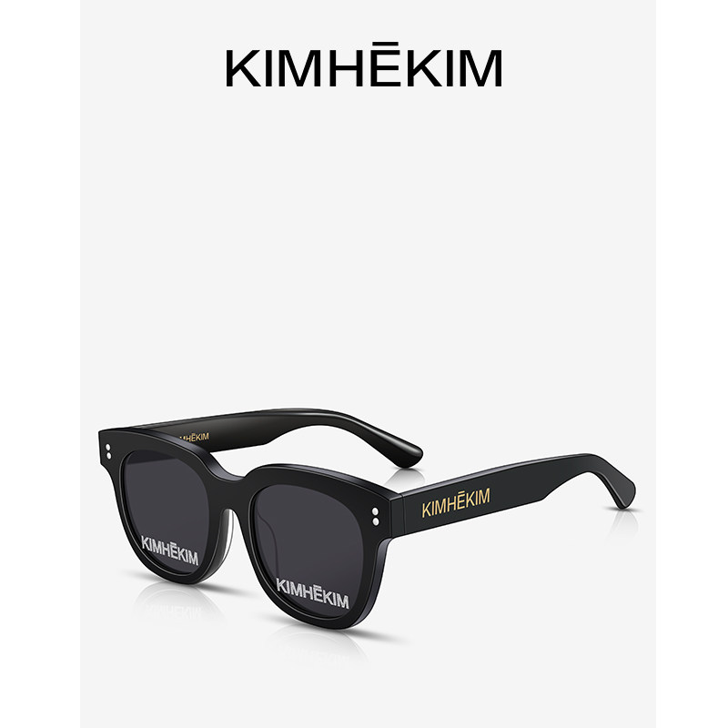 KIMHEKIM眼镜新款板材时尚方框墨镜女潮双LOGO字母太阳镜大脸显瘦|msdalam kategori ZIPPO/Swiss Army Knife/cermin mata, cermin mata hitam - dari Buy2taobao.com untuk memberikan perkhidmatan ejen Taobao profesional membeli