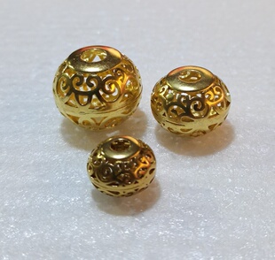 黄铜珠子配件唢呐芯子配件黄铜镂空珠子唢呐芯子配件唢呐芯子珠珠