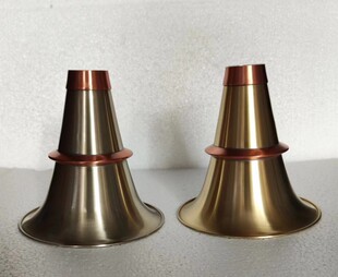 长子铜碗衡山唢呐碗口民间唢呐配件黄铜唢呐碗紫铜箍整体箍碗子