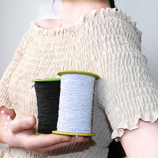 0.5细圆松紧带 缝纫底线 蚊帐细松紧绳 丝 串珠弹力线 领子绳