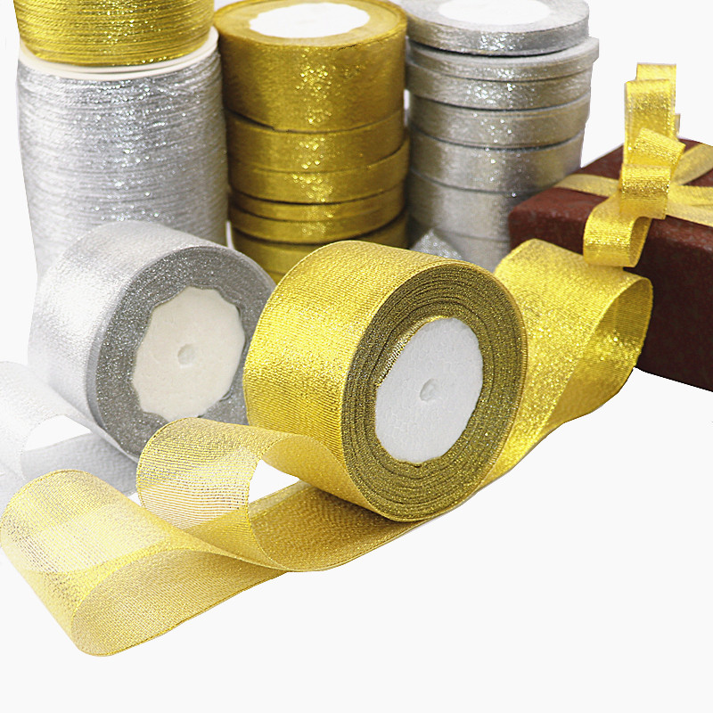 金葱 彩葱带银葱礼物蛋糕盒彩带丝带礼品盒包装缎带蝴蝶结圣诞节