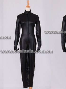 皇冠漫谈社 COS服装定做无头骑士异闻录赛尔塞尔提连体皮衣