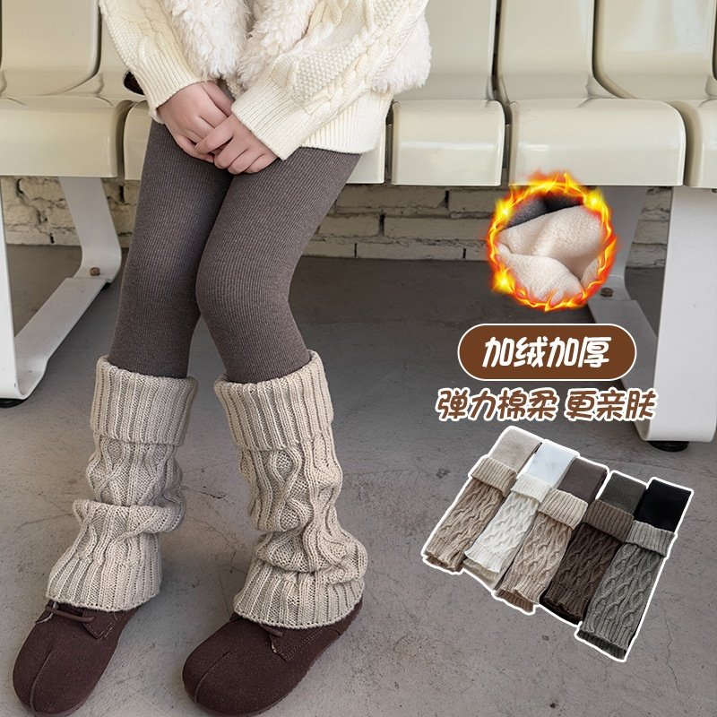 女童堆堆袜打底裤冬季加绒加厚细竖条纹连裤袜带袜套儿童白长裤子,童装/婴儿装/亲子装,裤子,淘宝优惠券,粉丝福利购,淘宝优惠卷
