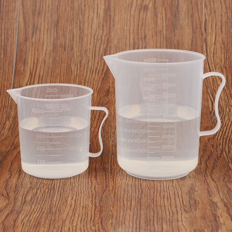 家庭园艺量杯食品级塑料透明带刻度量筒大容量加厚浇花水壶水量筒