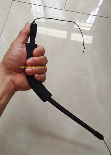 飞棱 四线眼睛风筝 碳手柄 14寸 风筝配件