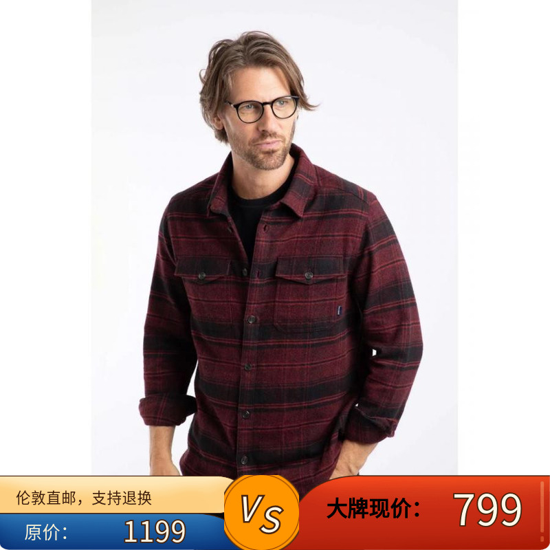Z美女当家英国代购2025新款时尚格子复古休闲型男百搭长袖衬衣帅