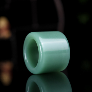 天然新疆和田玉糖料扳指戒指男款复古宫廷大拇指指环玉戒指扳指