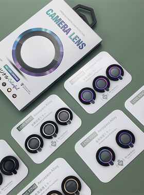 iphone17pro蓝宝石镜头膜苹果16pro钛合金镜头贴17promax金属摄像头保护盖14pro/13pro/12promax镜头金属圈环