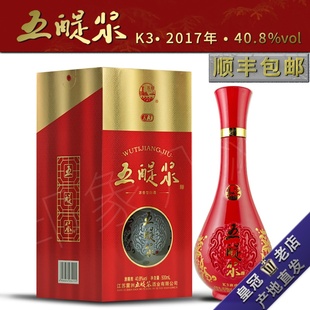 滨海五醍浆K3浓香型白酒40.8度整箱6瓶装礼盒装固态法八滩五提浆