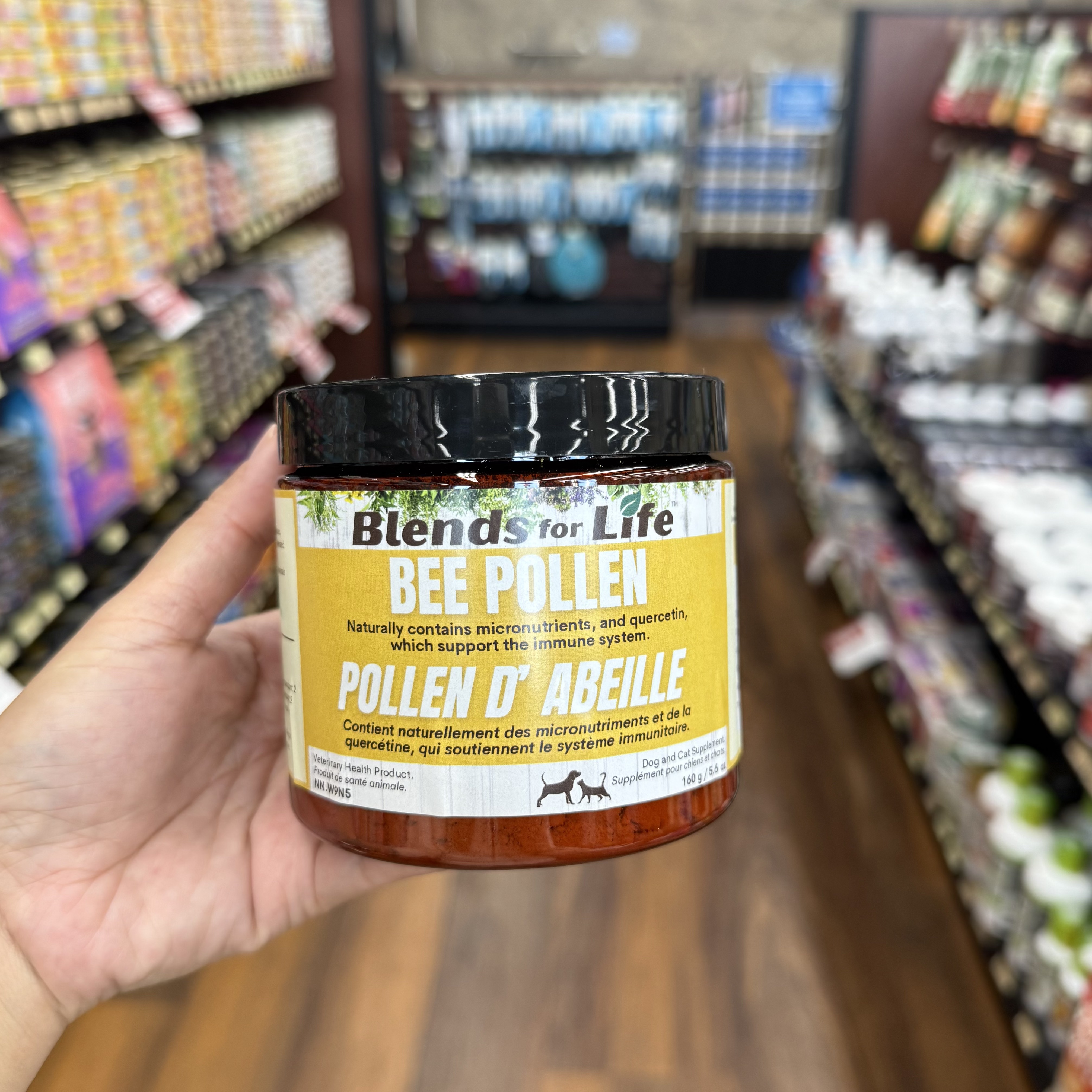 加拿大Blends for Life花蜂花粉季节性过敏免疫系统补充剂猫狗