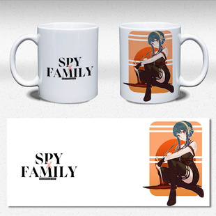 间谍过家家尼亚达米安马克杯约尔劳埃德吧唧周水杯陶瓷动漫