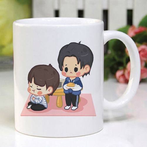 BKPP周边水杯陶瓷杯子应援生日礼物以你的心诠释我的爱同款马克杯