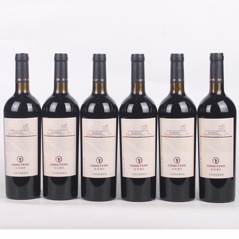 陕西东凤酒庄丹凤传统葡萄酒珍藏甜型甜味花果香浓郁国产红酒整箱