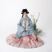 出租明制伴娘服中式 婚礼汉服中秋晚会七夕演出汉服走秀年会