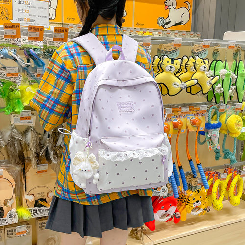 书包女小学生初中生高颜值ins风小众2026新款轻便背包女生双肩包