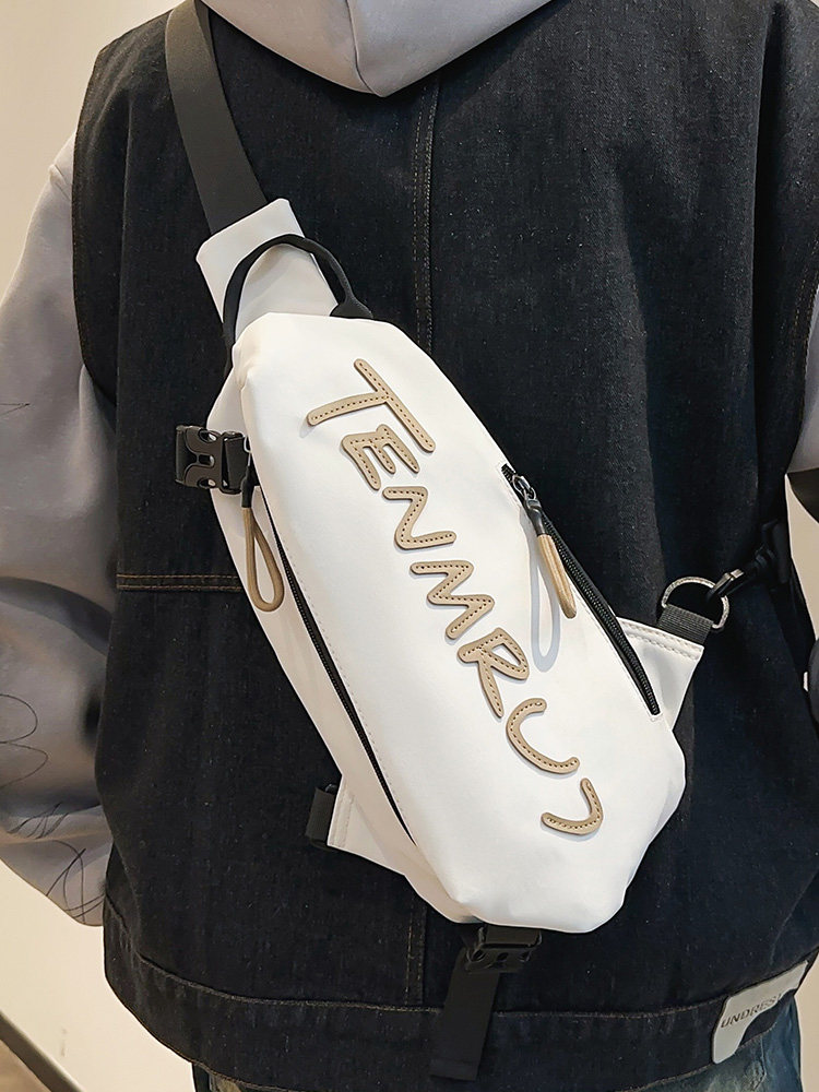 休闲个性尼龙包包女2025春夏新款腰包胸包百搭洋气帆布洋气斜挎包,箱包皮具/热销女包/男包,胸包,淘宝优惠券,粉丝福利购,淘宝优惠卷