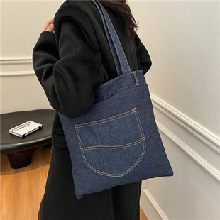 单肩包时尚 潮INS斜挎包休闲牛仔包 手提包气质腋下包质感2025新款