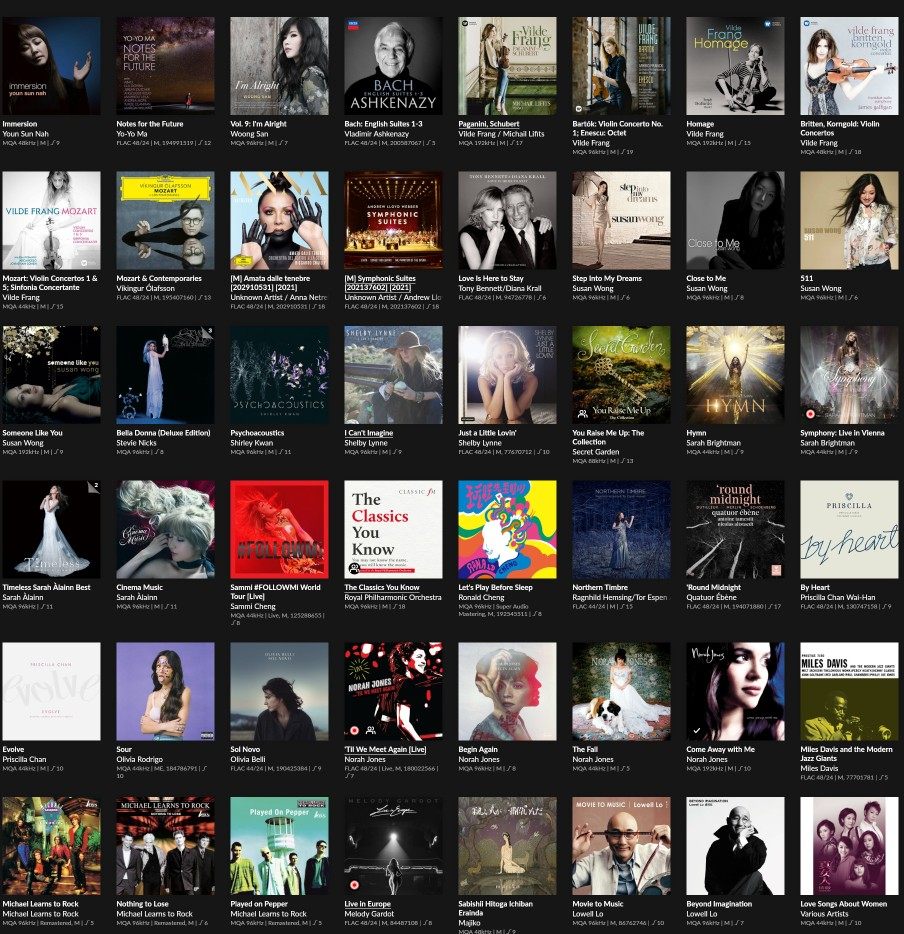 發燒精選字音源代購MQA