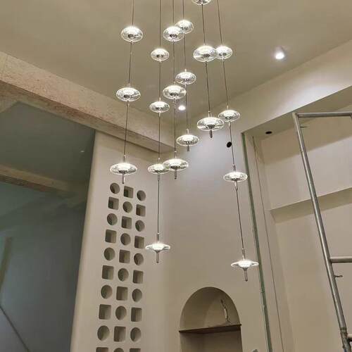 LOFT复式楼公寓旋转吊灯