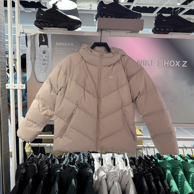 耐克NIKE 升级款STORM-FIT暖风女子连帽夹克冬新款羽绒服 HV5236