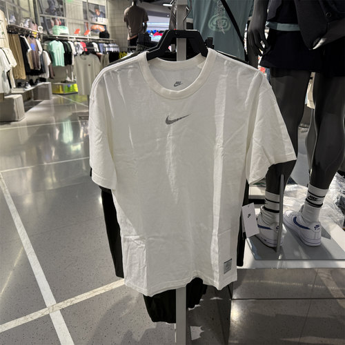 耐克Nike夏男女美式复古印花宽松透气圆领短袖T恤 DM7899-100-410